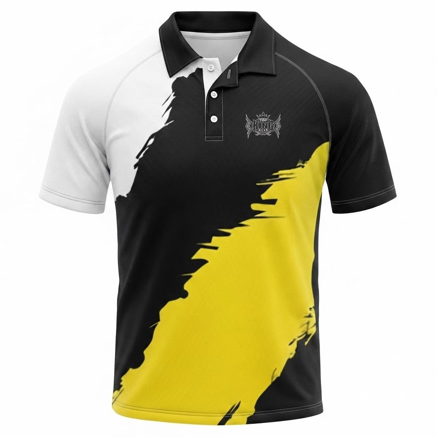TOPKINGGEAR Custom Printed Sublimated Polo Shirt