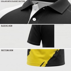 TOPKINGGEAR Custom Printed Sublimated Polo Shirt