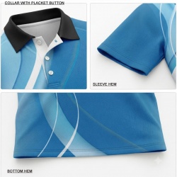 Top King Gear Premium Custom Sublimation Polo