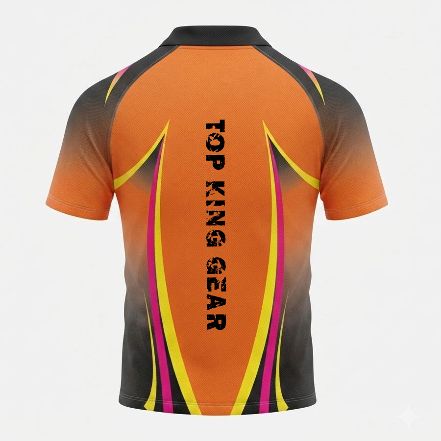 TOPKINGGEAR Custom Printed Sublimated Polo Shirt