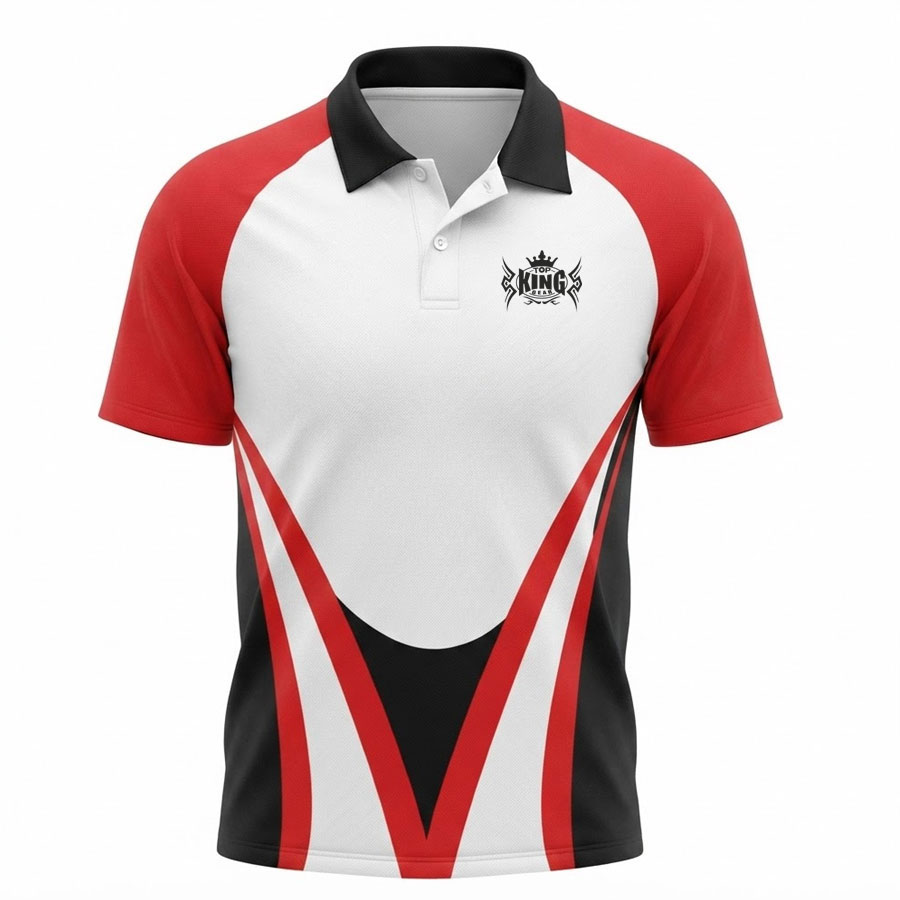 TOPKINGGEAR Premium 100% Polyester Sublimated Polo Shirts