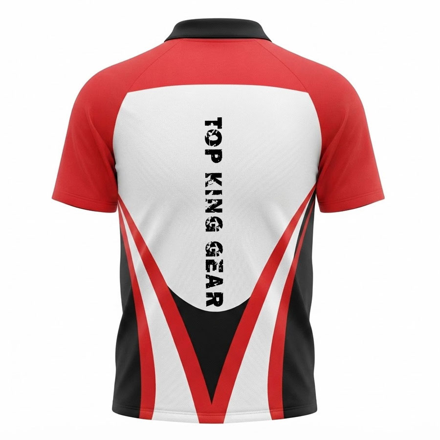 TOPKINGGEAR Premium 100% Polyester Sublimated Polo Shirts