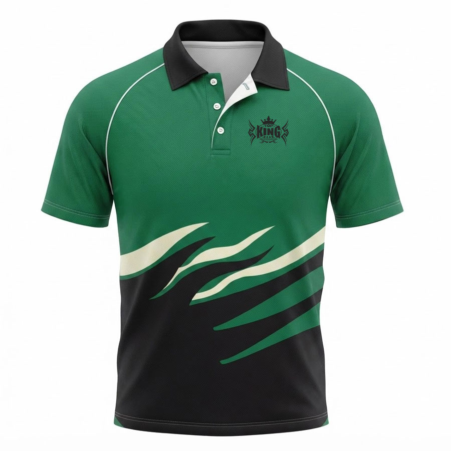 TOPKINGGEAR Premium 100% Polyester Sublimation Polo Shirt