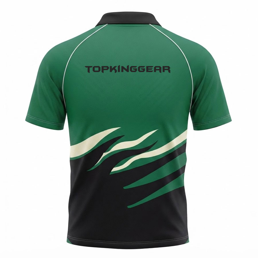 TOPKINGGEAR Premium 100% Polyester Sublimation Polo Shirt