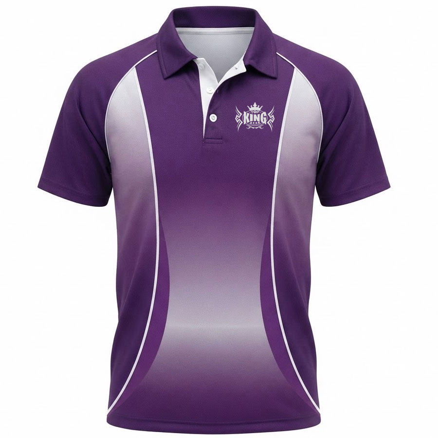 TOPKINGGEAR Premium Custom 100% Polyester Sublimation Polo Shirts