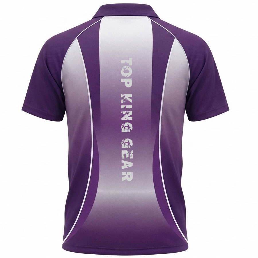 TOPKINGGEAR Premium Custom 100% Polyester Sublimation Polo Shirts