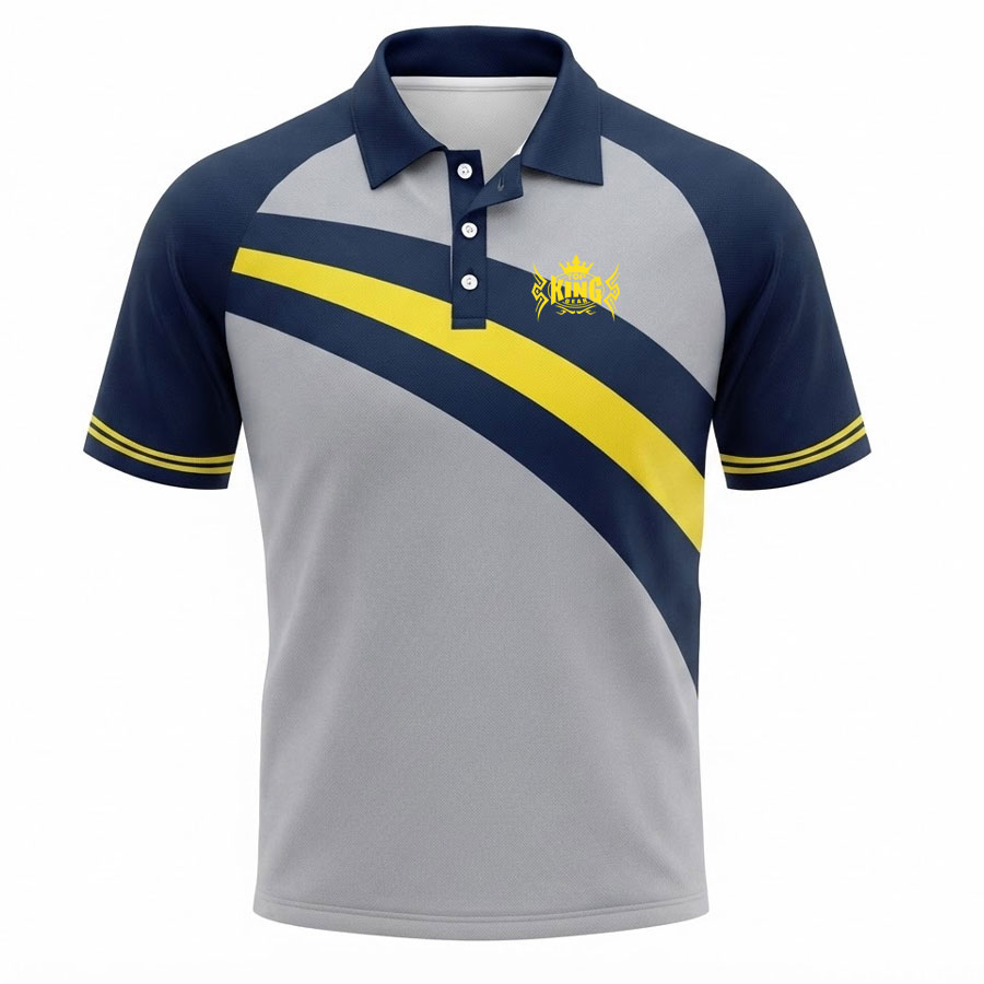 TOPKINGGEAR Premium Custom 100% Polyester Sublimation Polo Shirt