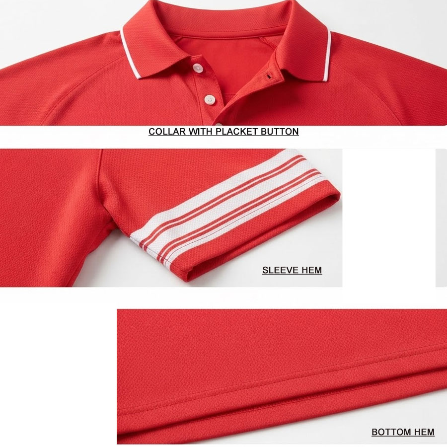TOPKINGGEAR OEM Custom Sublimation Polo Shirt