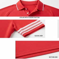 TOPKINGGEAR OEM Custom Sublimation Polo Shirt