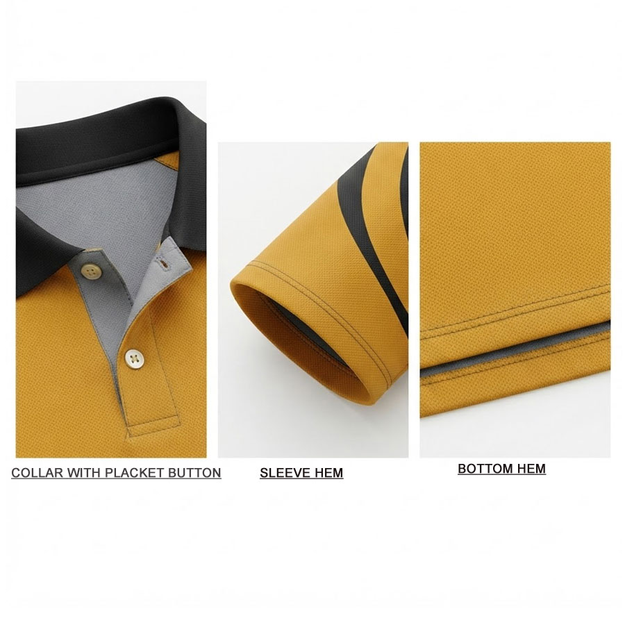 TOPKINGGEAR Full Custom Sublimation Polo Shirts