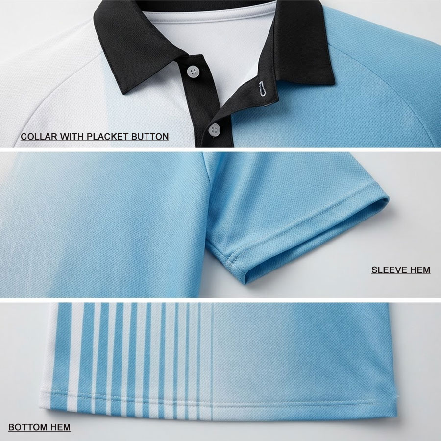TOPKINGGEAR Full Custom Sublimation Polo