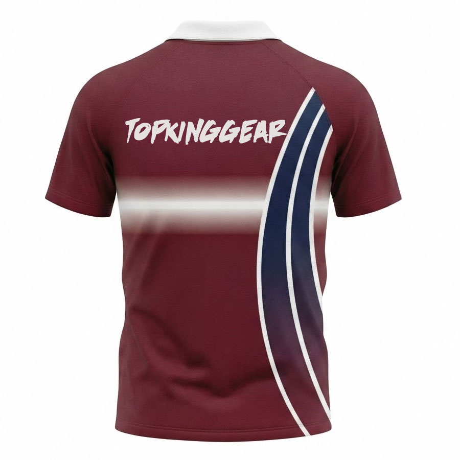 TOPKINGGEAR 100% Polyester Sublimation Polo Shirt