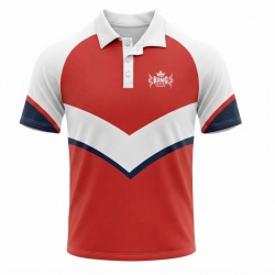 TOPKINGGEAR Custom Sublimation Sports Polo Shirt