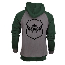 Custom Raglan Sleeve Zip up Hoodie