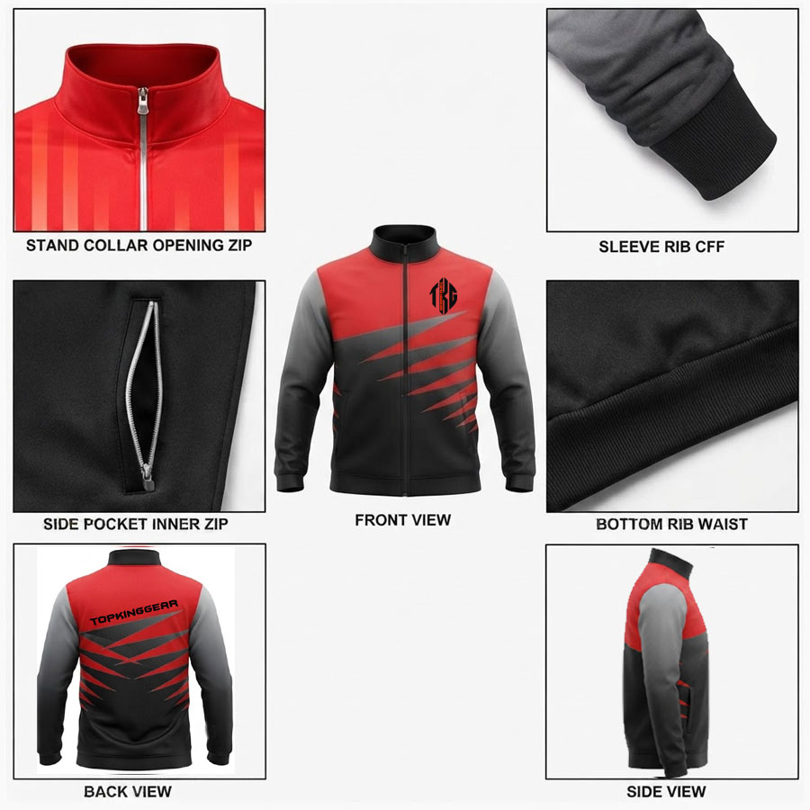 TOPKINGGEAR Premium Custom Sublimation Sports Tracksuit