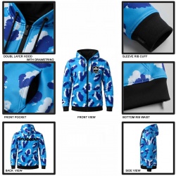 TOPKINGGEAR Premium Quality Custom Sublimation Sports Hoodie