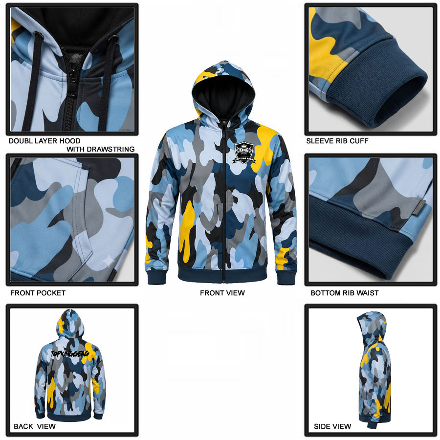  TOPKINGGEAR Premium Quality Full Sublimation Performance Hoodie