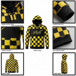 TOPKINGGEAR Custom Sublimation Athletic Sports Hoodie