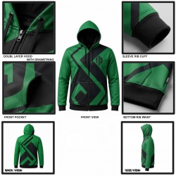  TOPKINGGEAR Premium Sublimated Teamwear Hoodie
