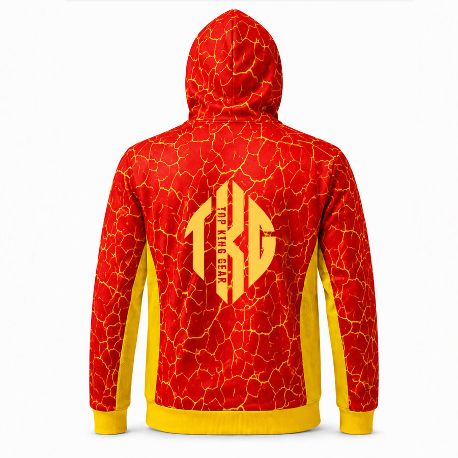 TOPKINGGEAR Premium Quality All-Over Sublimation Sports Hoodie