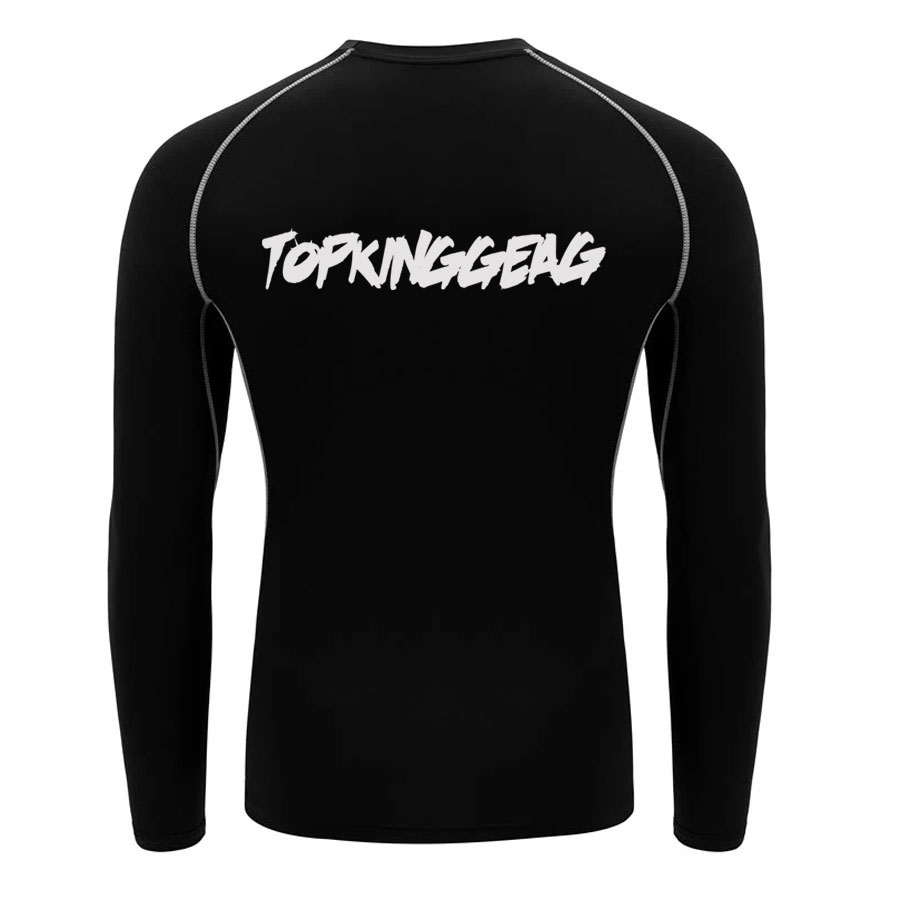 Long Sleeve MMA Compression Rash Guard:-