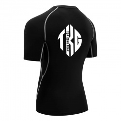 Short Sleeve MMA Compression Rash Guard:-