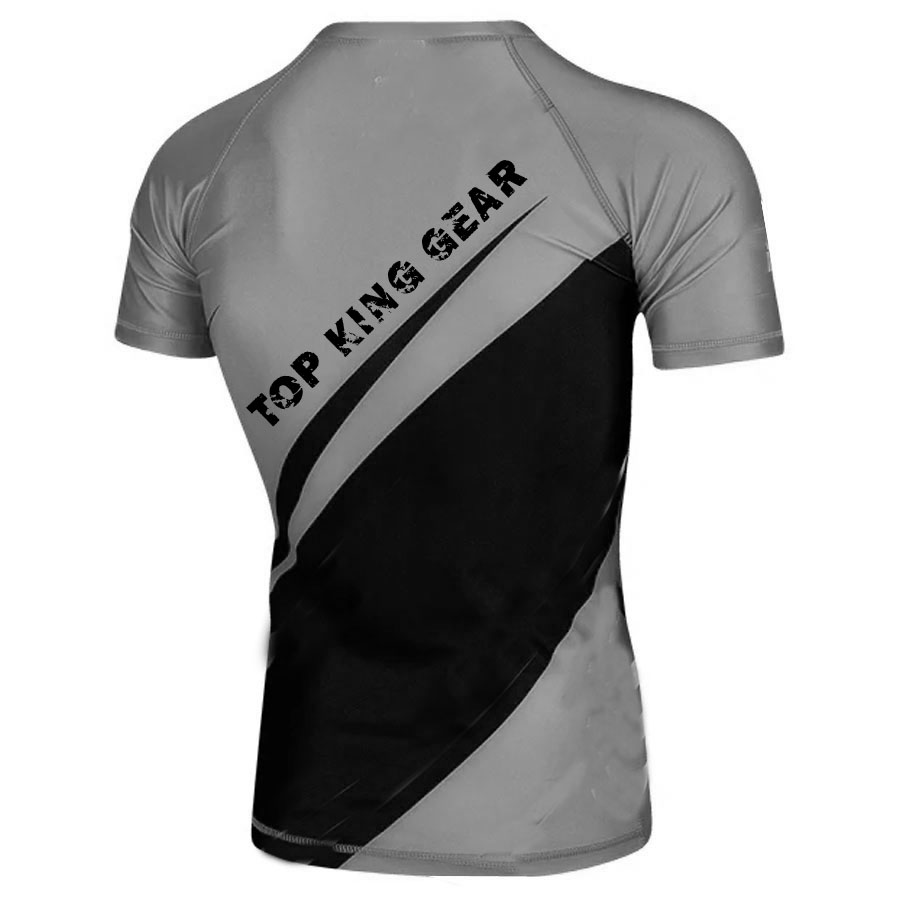  Sublimation Short Sleeve MMA Rash Guard:-