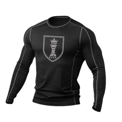 Spandex Long Sleeve Men's Fitness T Shirt - Men's Fitness Apparel
