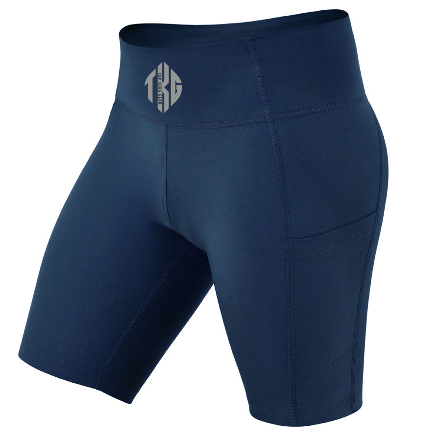 WOMEN POLY SPANDEX BODY SHAPER GYM WORKOUT SHORTS:-