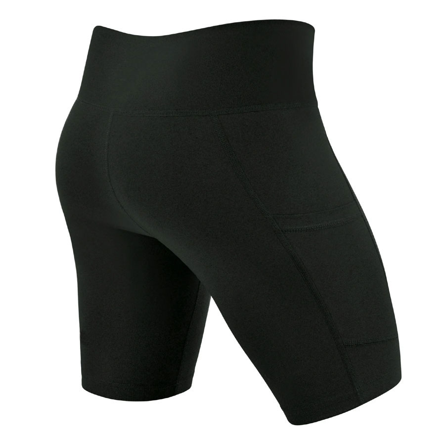 WOMEN POLY SPANDEX BODY SHAPER GYM WORKOUT SHORTS:-
