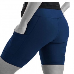 WOMEN POLY SPANDEX BODY SHAPER GYM WORKOUT SHORTS:-