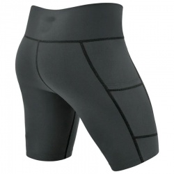 WOMEN POLY SPANDEX BODY SHAPER GYM WORKOUT SHORTS:-