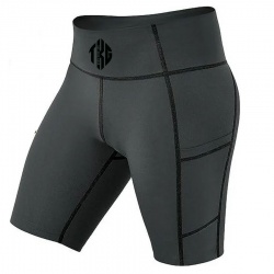 WOMEN POLY SPANDEX BODY SHAPER GYM WORKOUT SHORTS:-