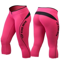3/4 LDAIES TIGHTS/  Womens Fitness Short Tights