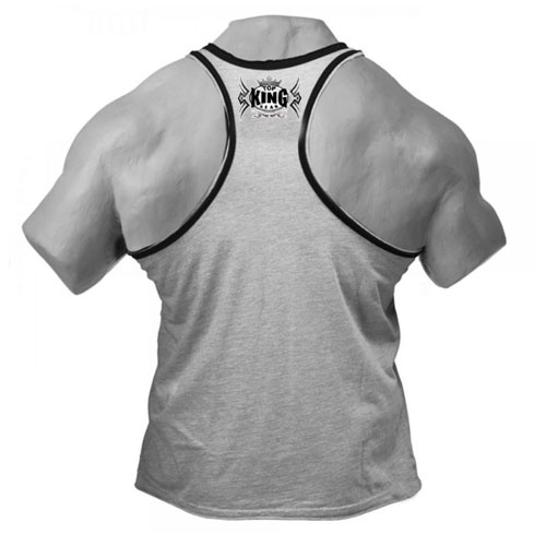 Men Raw Edges Stringer Gym Tank Top