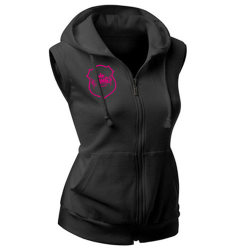  Women Zip up Vest Hoodie