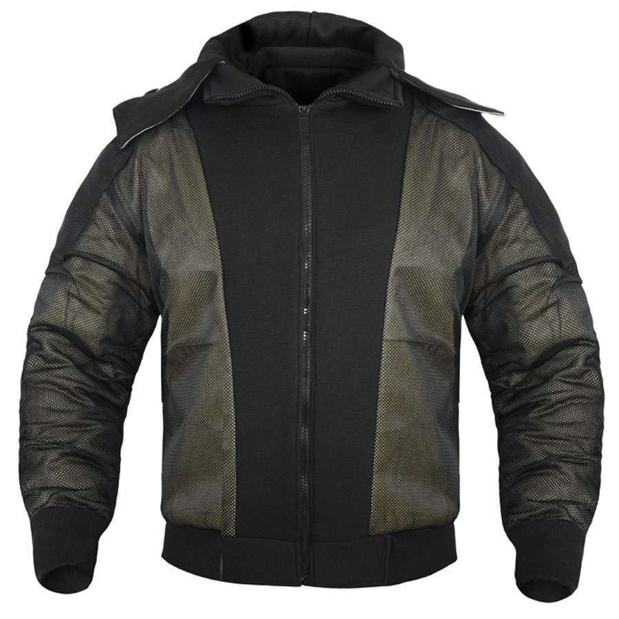 Motorcycle Rider's Kevlar Hoodie:-